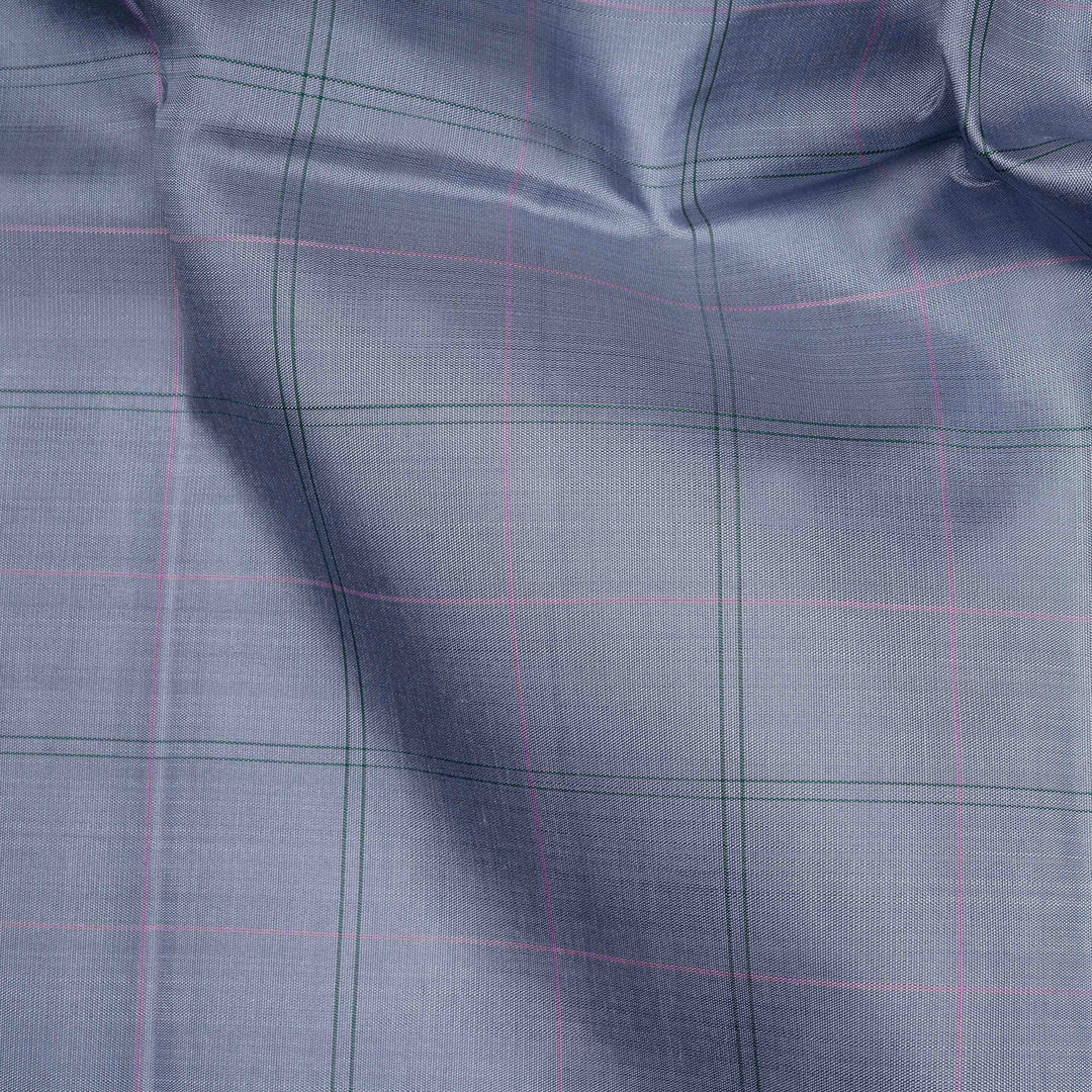 Closeup of Handwoven kanjivaram silk saree