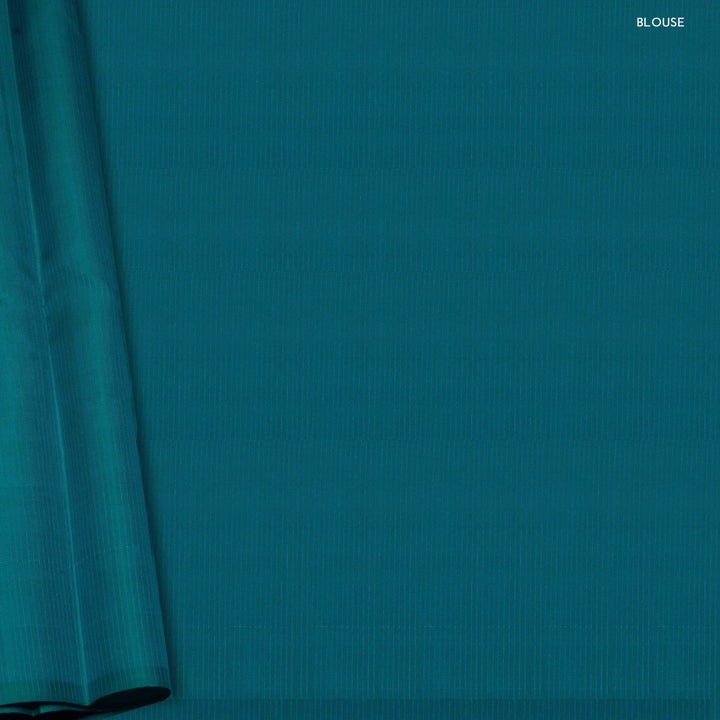 Blouse of Handwoven pink kanjivaram silk Saree