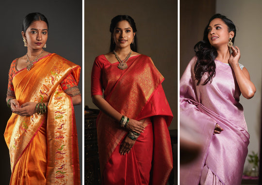 Wrap It Right: Choosing the right Silk Saree That Matches Your Mood  board