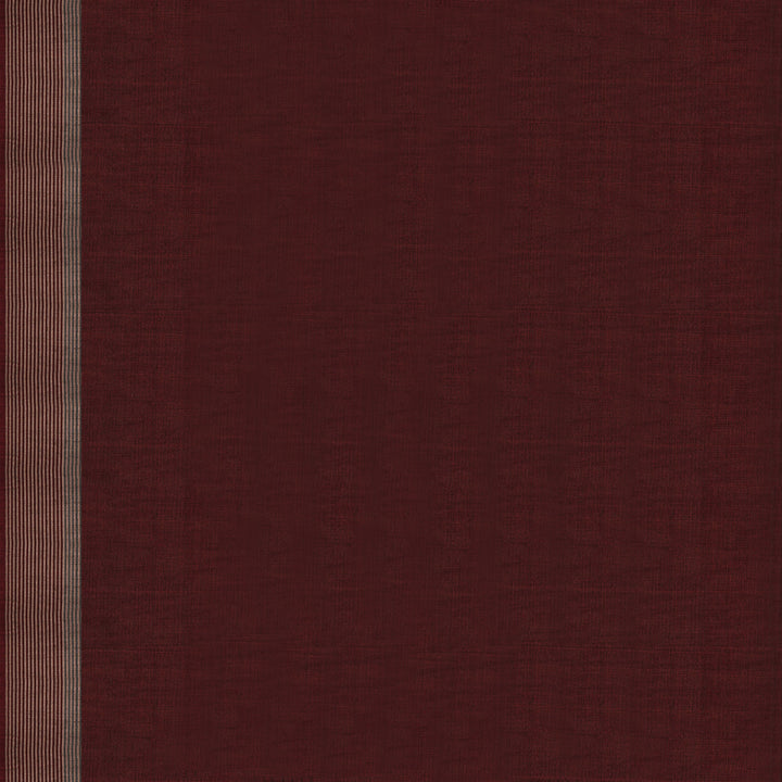 Handwoven Grey with Maroon Silk Cotton Saree - 2433T011297DSC