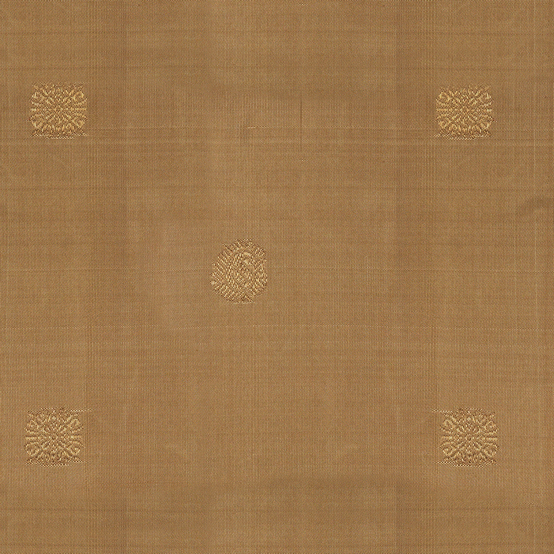 Handwoven Gold Kanjivaram Silk Saree - 2452T012328DSC