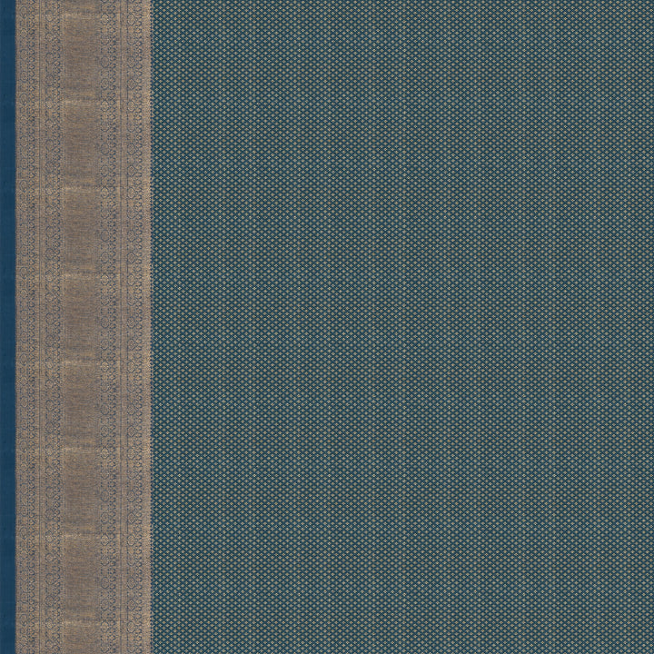 Handwoven Blue Kanjivaram Silk Saree - 2480T012318DSJ