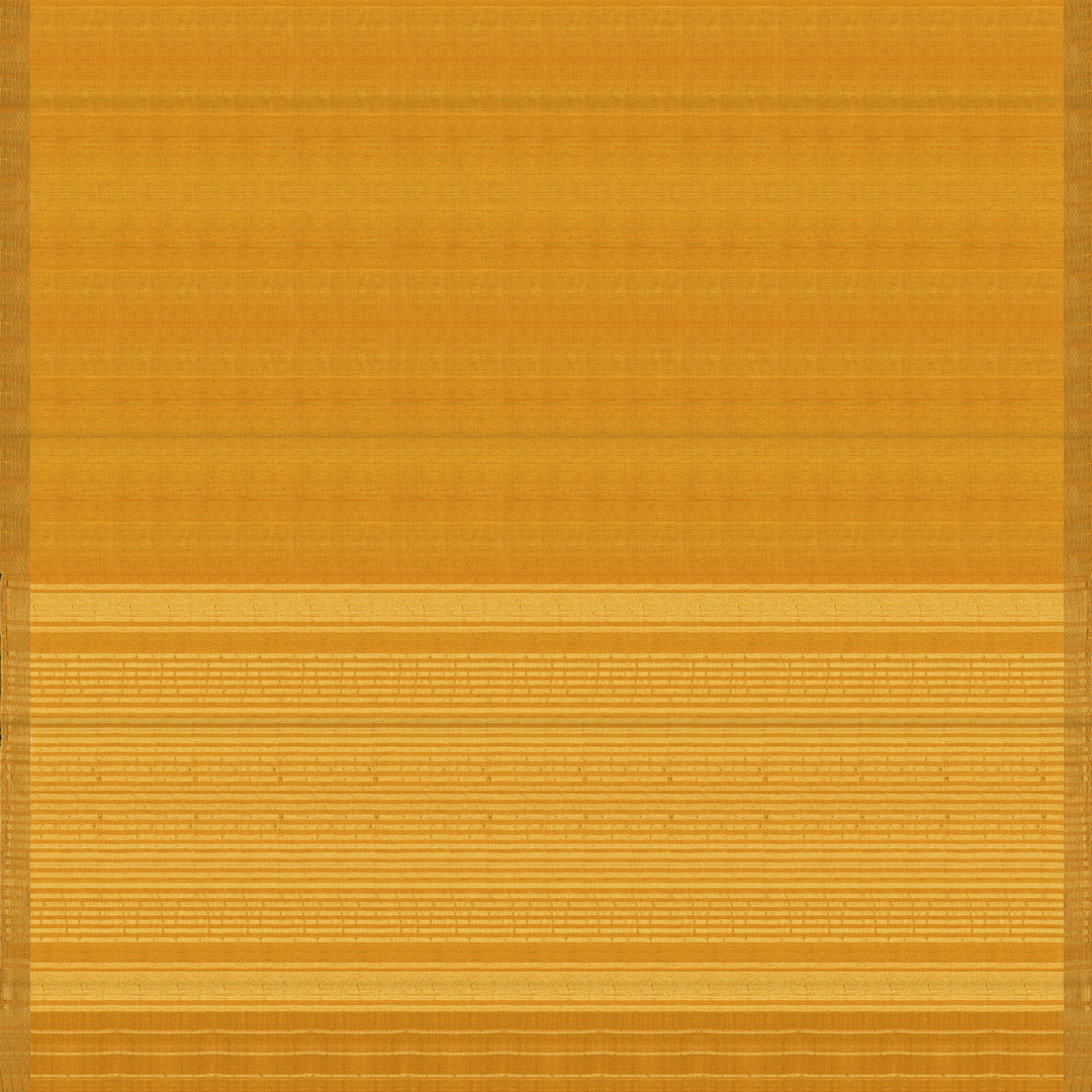 Pallu of Handwoven Dupion Soft Silk Saree