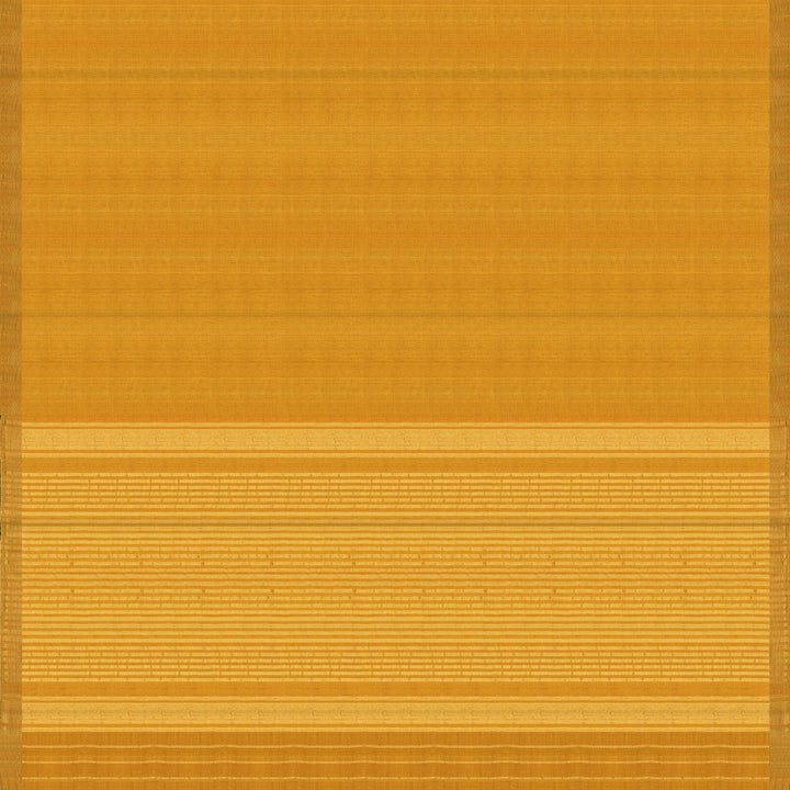 Pallu of Handwoven Dupion Soft Silk Saree