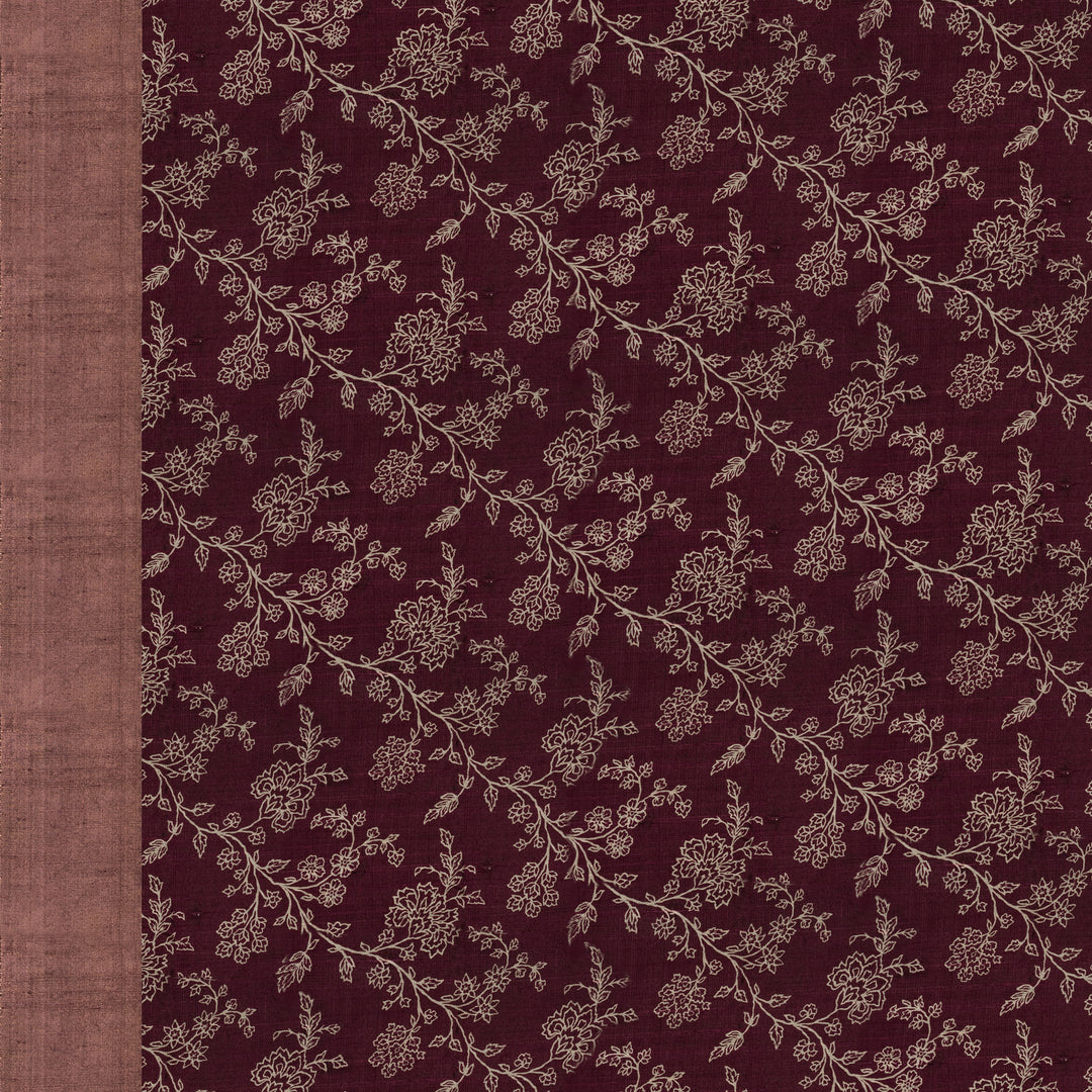 Handwoven Printed Tussar Silk Saree - 2586T012506DSC