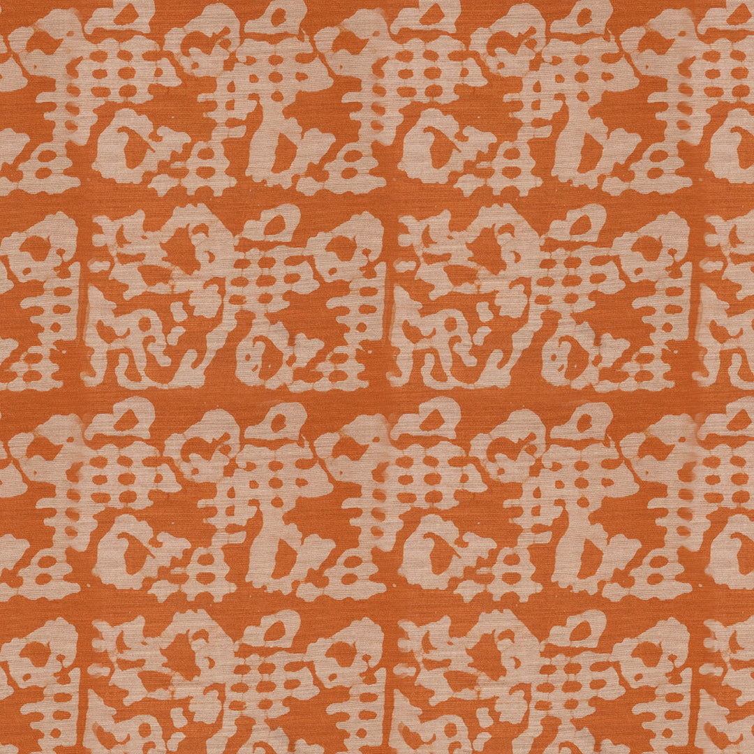 Handwoven Orange Chanderi Silk Saree - 2551T012683DSC