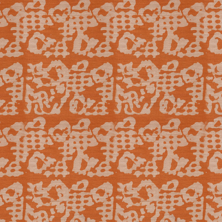 Handwoven Orange Chanderi Silk Saree - 2551T012683DSC