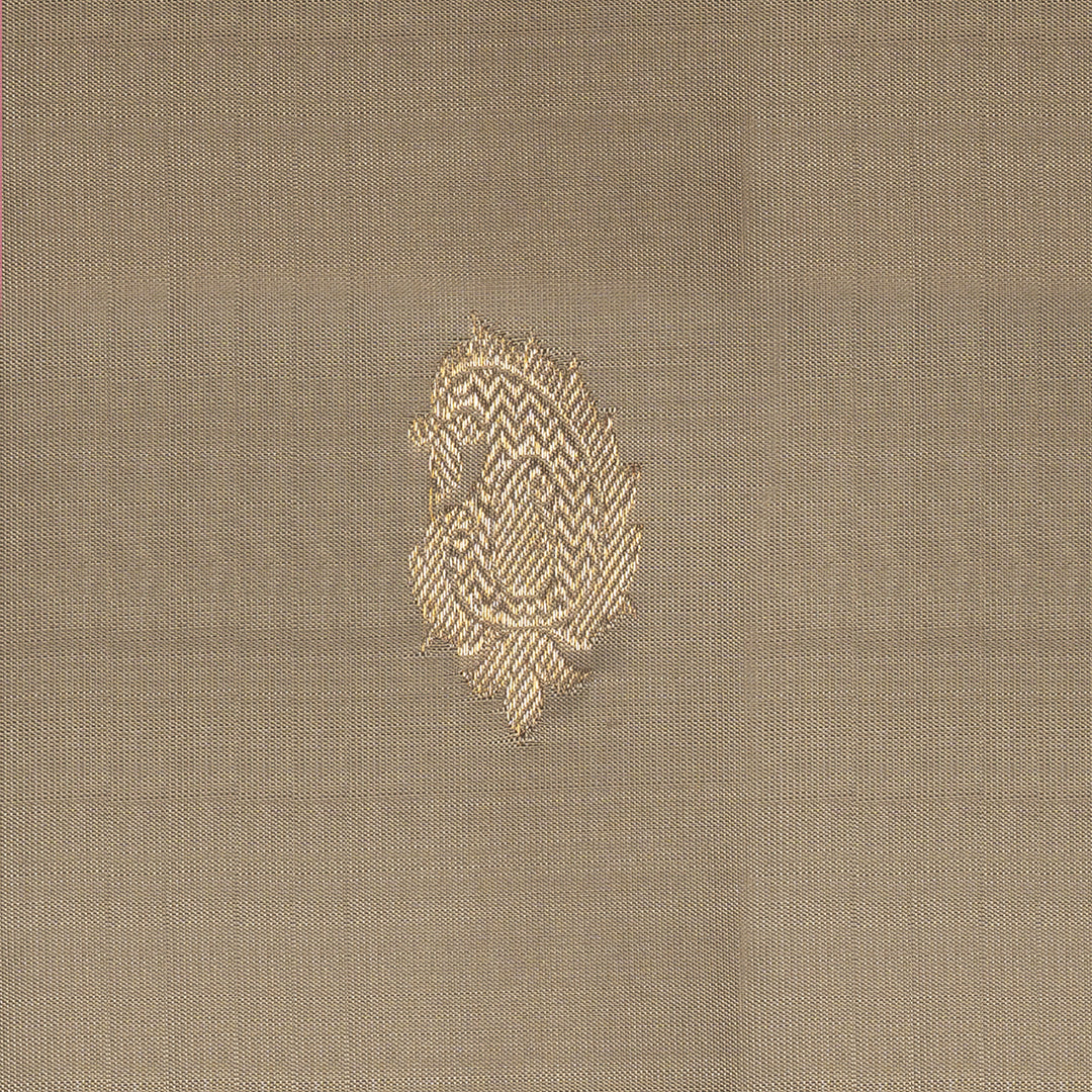Handwoven Grey Kanjivaram Silk Saree - 2517T012696DSC
