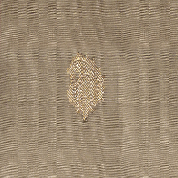 Handwoven Grey Kanjivaram Silk Saree - 2517T012696DSC