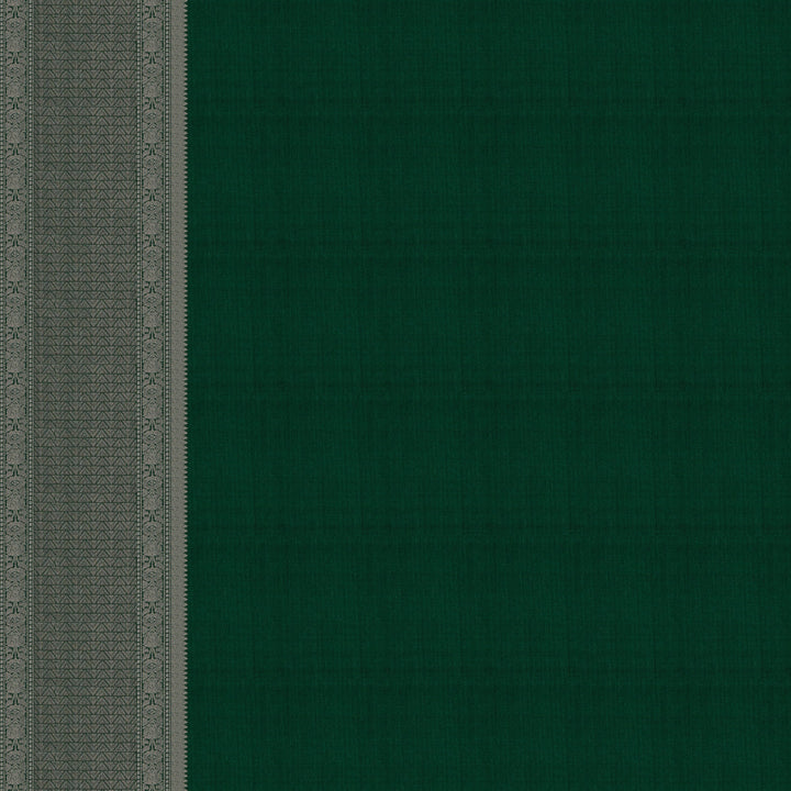 Handwoven Green Banarasi Silk Saree - 2596T011975DSC