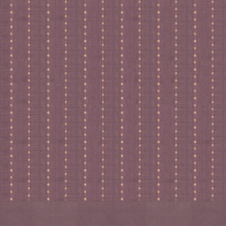 Handwoven Pink with Muave Banarasi katan silk Saree - 2652T011999DSC