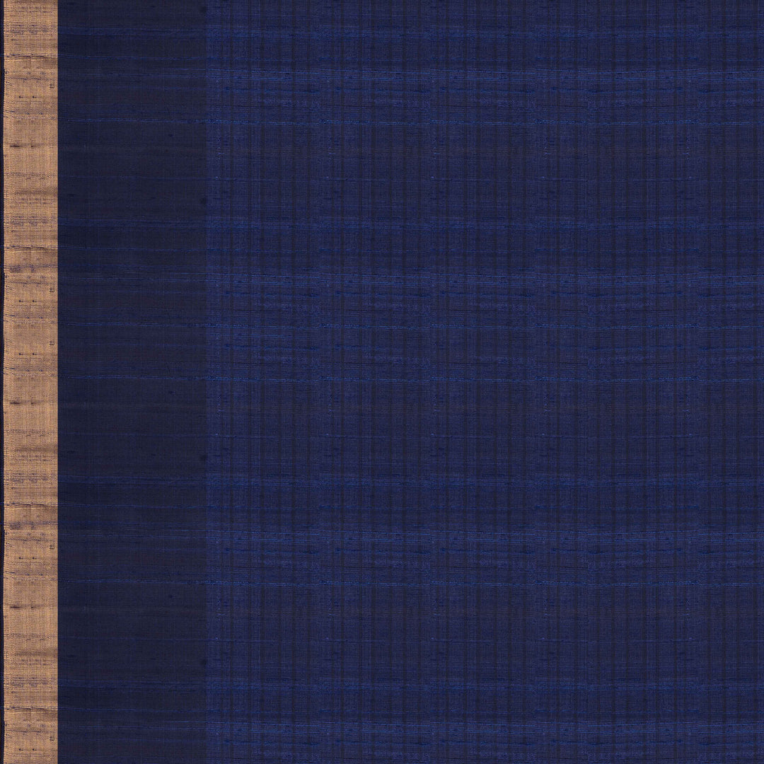 Handwoven Blue Soft Silk Saree - 2625T011417DSC