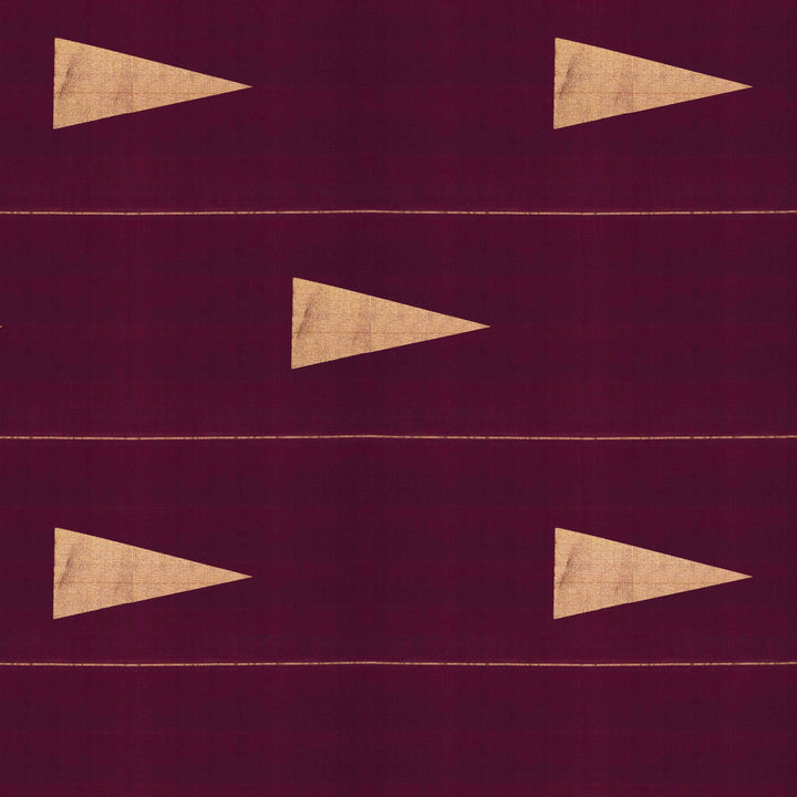 Handwoven Burgundy Soft Silk Saree - 2618T011926DSC