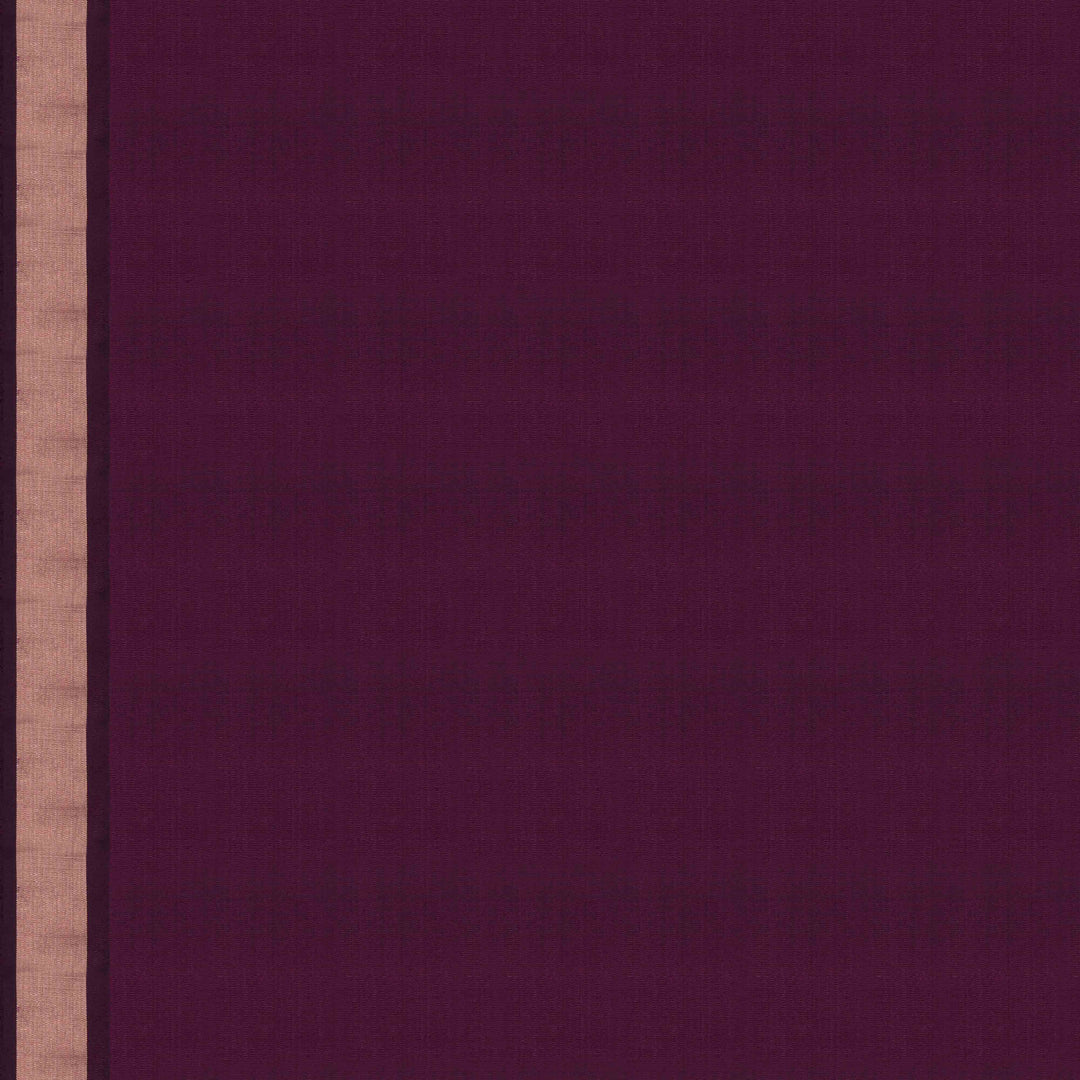 Handwoven Lavender with Purple Soft Silk Saree - 2629T012125DSC