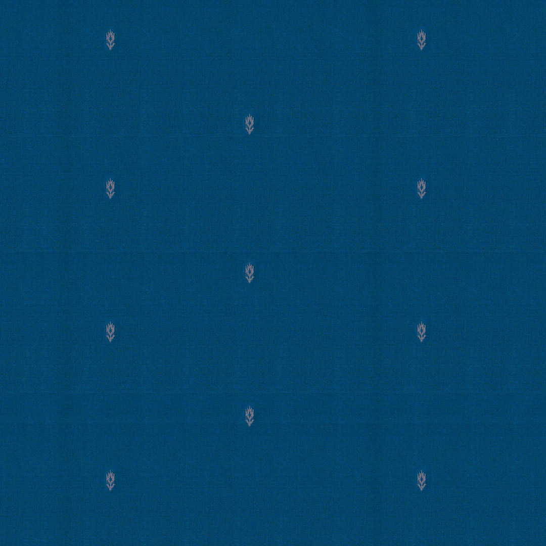 Handwoven Blue Soft Silk Saree- 2630T012124DSC
