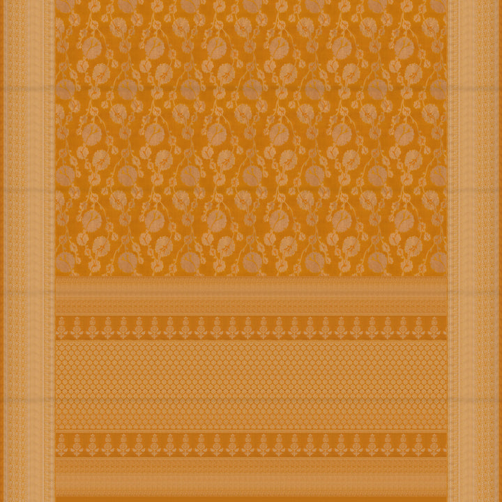 Handwoven Yellow Upadda Soft Silk Saree - 2695T012980DSC