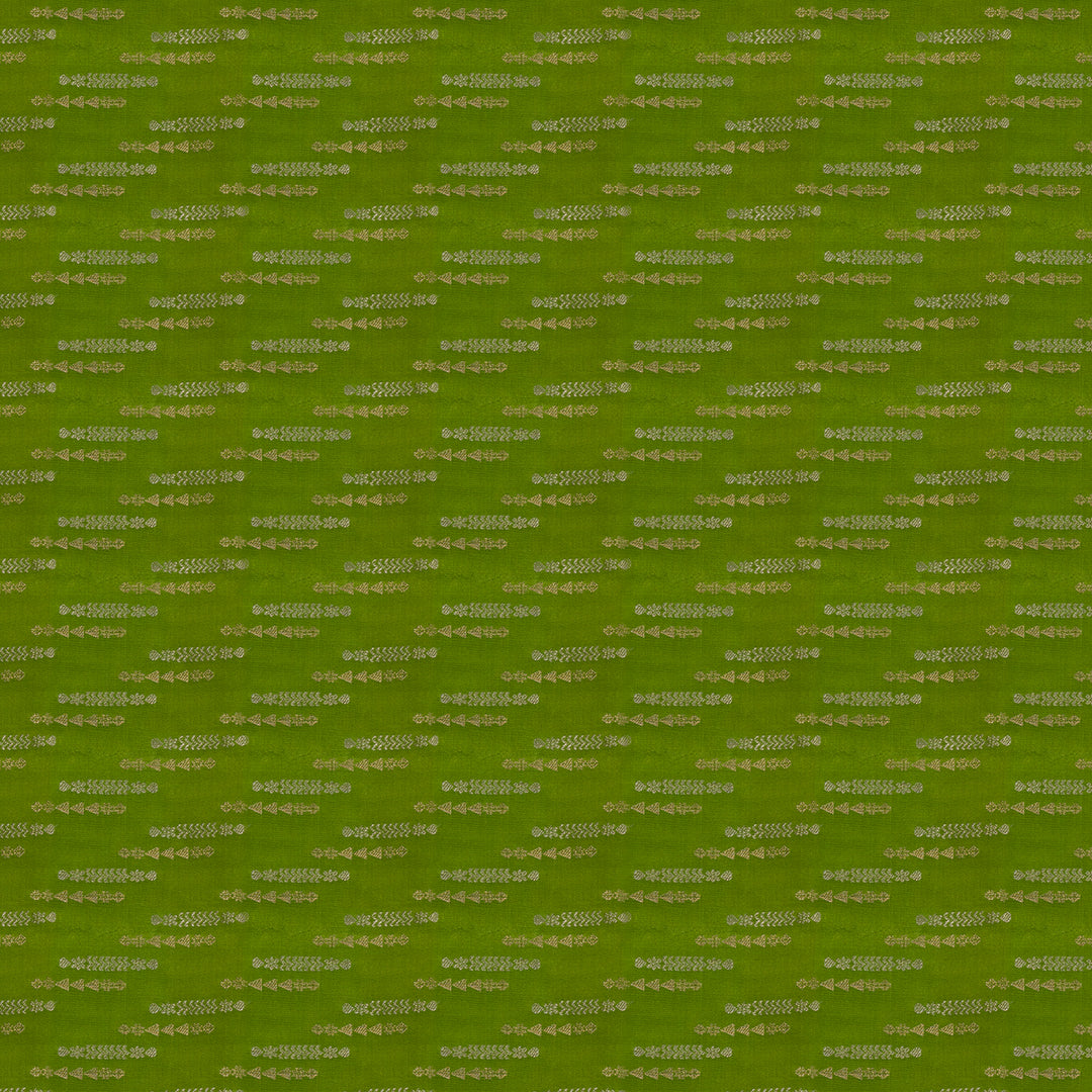 Handwoven Green Upadda Soft Silk Saree - 2697T012975DSC