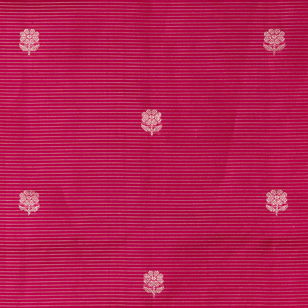 Handwoven Pink Upadda Soft Silk Saree - 2703T012879DSC