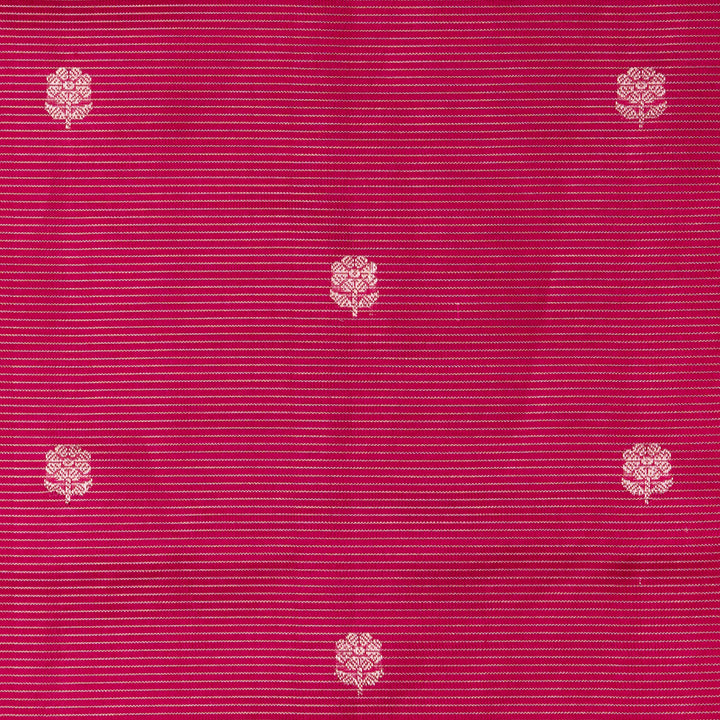 Handwoven Pink Upadda Soft Silk Saree - 2703T012879DSC