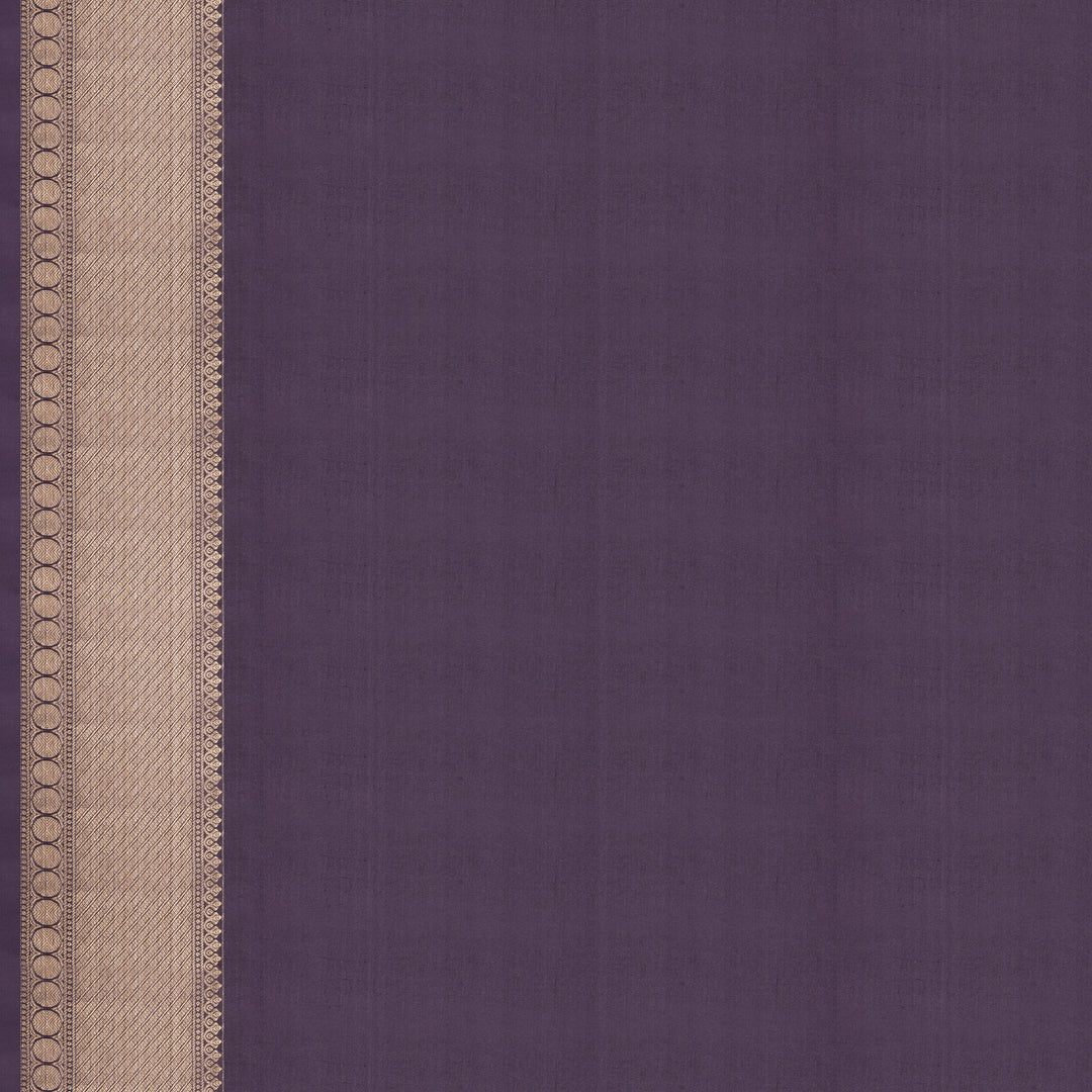 Handwoven Lavendar Upadda Soft Silk Saree - 2704T012887DSC