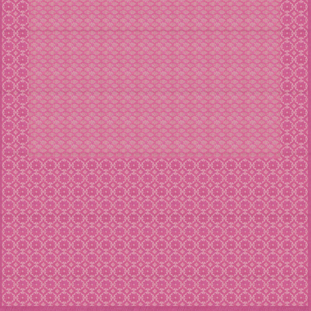 Handwoven Pink Uppada Soft Silk Saree - 2756T012959DSC