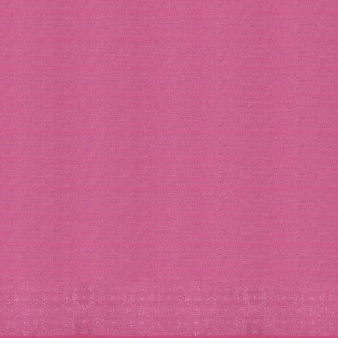 Handwoven Pink Uppada Soft Silk Saree - 2756T012959DSC