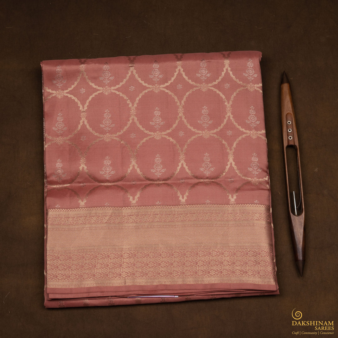 Handwoven Pink Uppada Soft Silk Saree - 2759T012970DSC