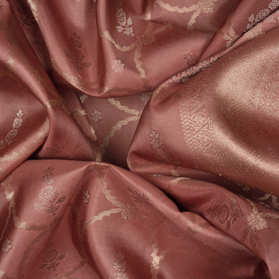 Handwoven Pink Uppada Soft Silk Saree - 2759T012970DSC