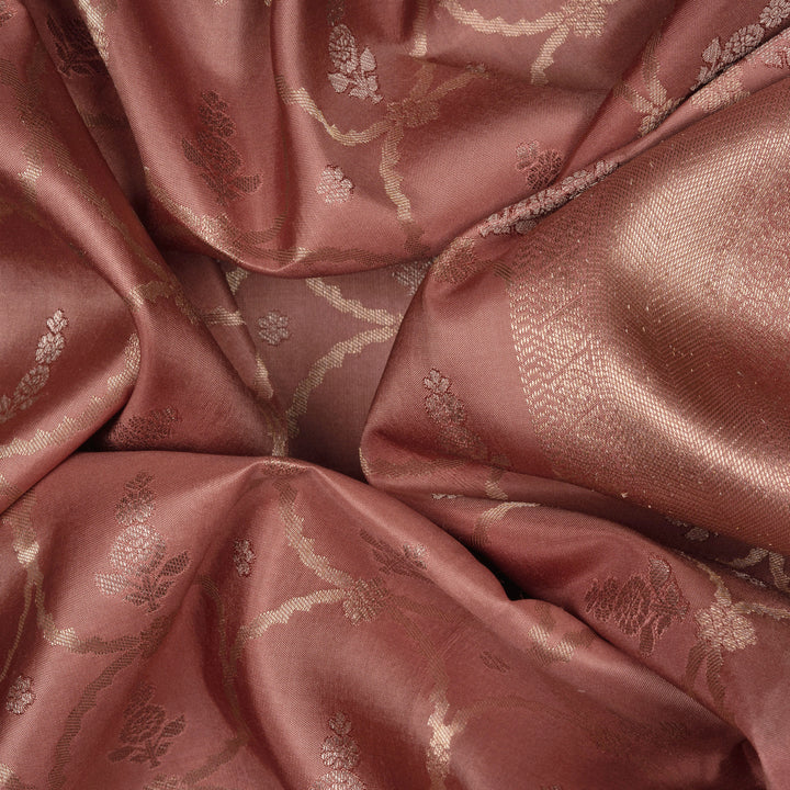 Handwoven Pink Uppada Soft Silk Saree - 2759T012970DSC