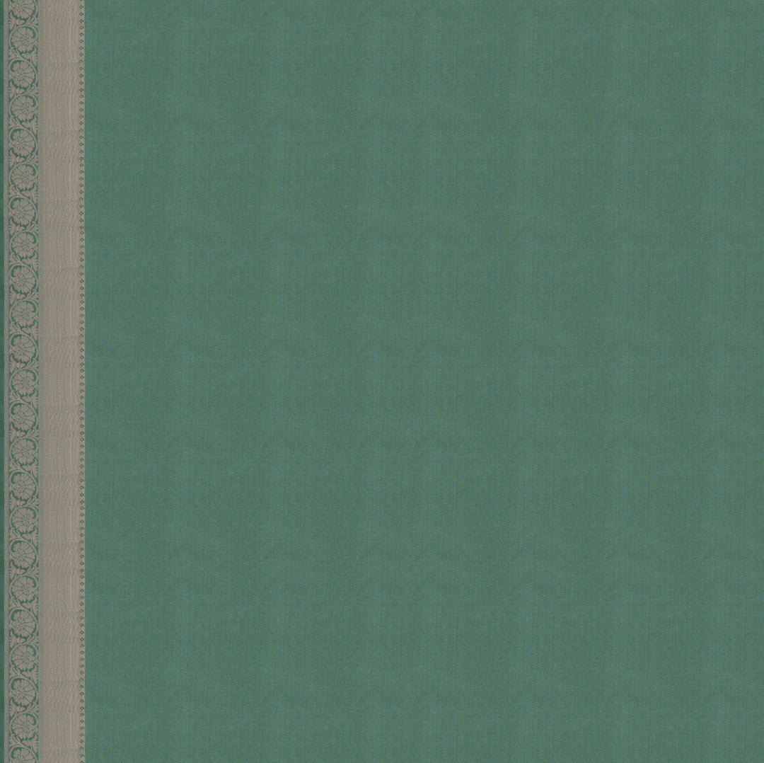Handwoven Green Uppada Soft Silk Saree - 2760T012983DSC