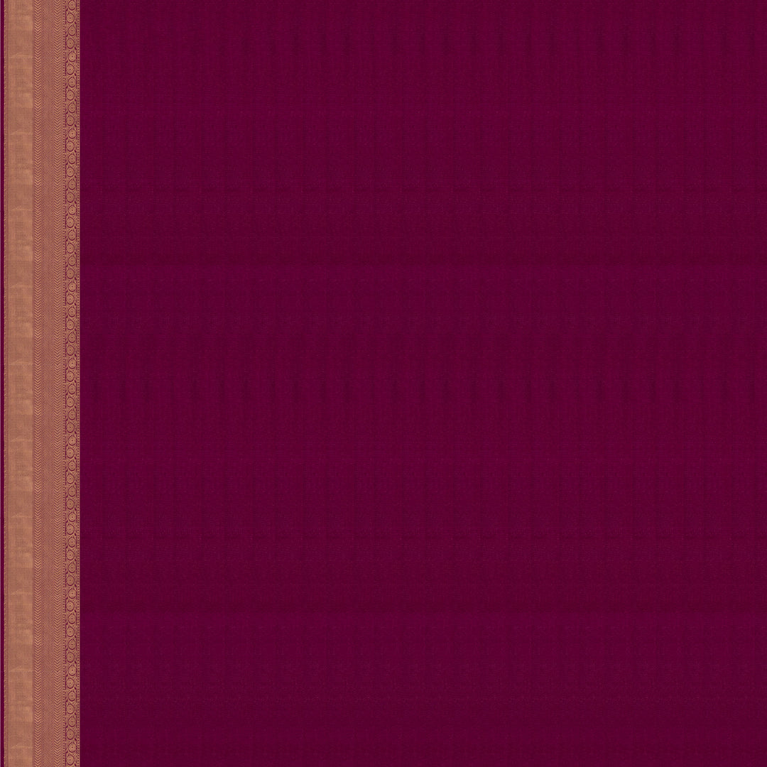 Handwoven Magenta Uppada Soft Silk Saree - 2761T012966DSC