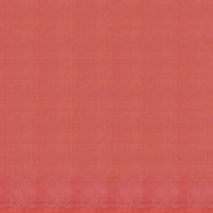 Handwoven Peach Uppada Soft Silk Saree - 2762T012963DSC