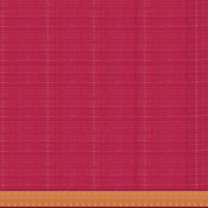 Handwoven Blue with Pink Kanjivaram Silk Saree - 2671T012539DSC