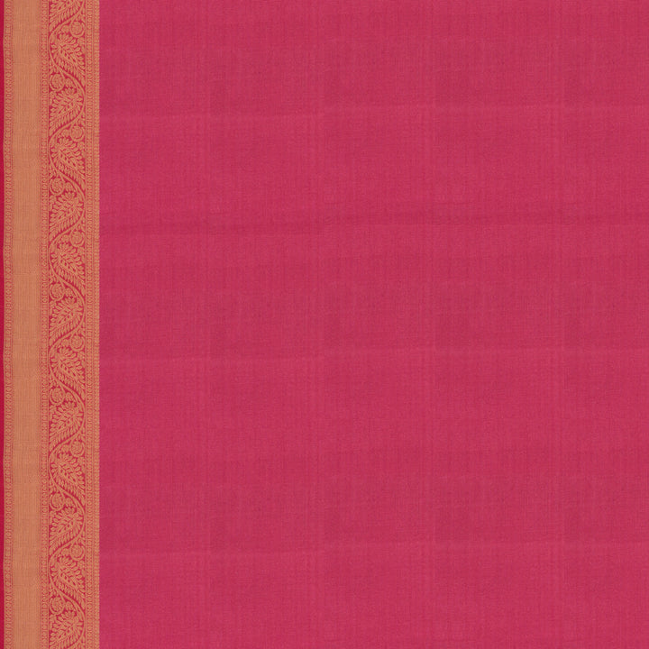 Handwoven Peach with Pink Ikat Soft Silk Saree - 2678N034172DSC