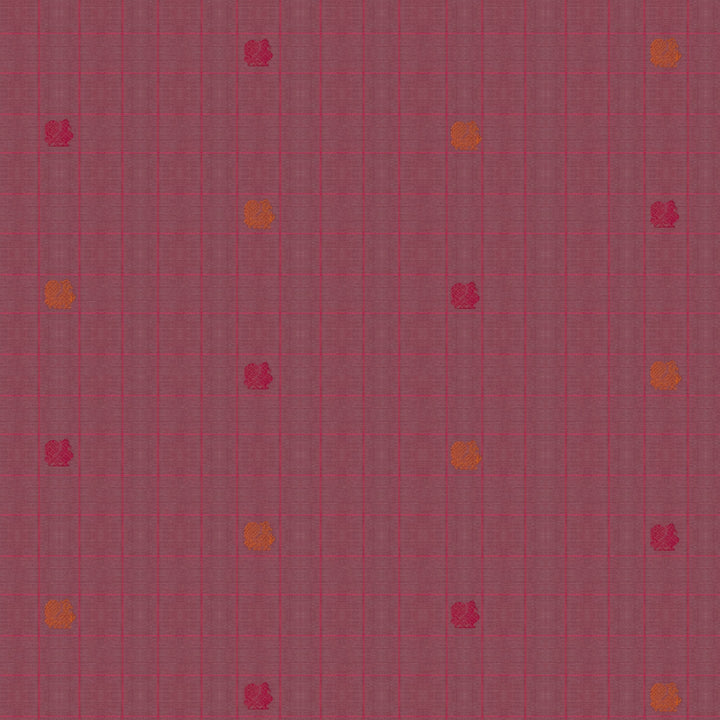 Handwoven Pink with Red Kanjivaram Cotton Saree - 2717T013304DSC