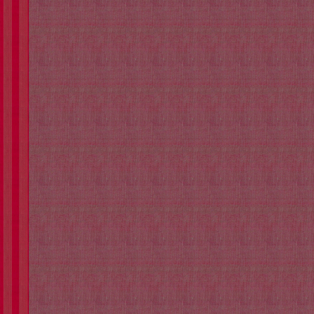 Handwoven Pink with Red Kanjivaram Cotton Saree - 2717T013304DSC