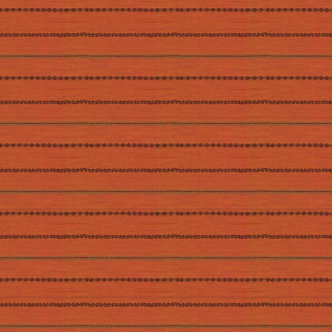 Handwoven Orange with Pink Kanjivaram Cotton Saree - 2721T013307DSC
