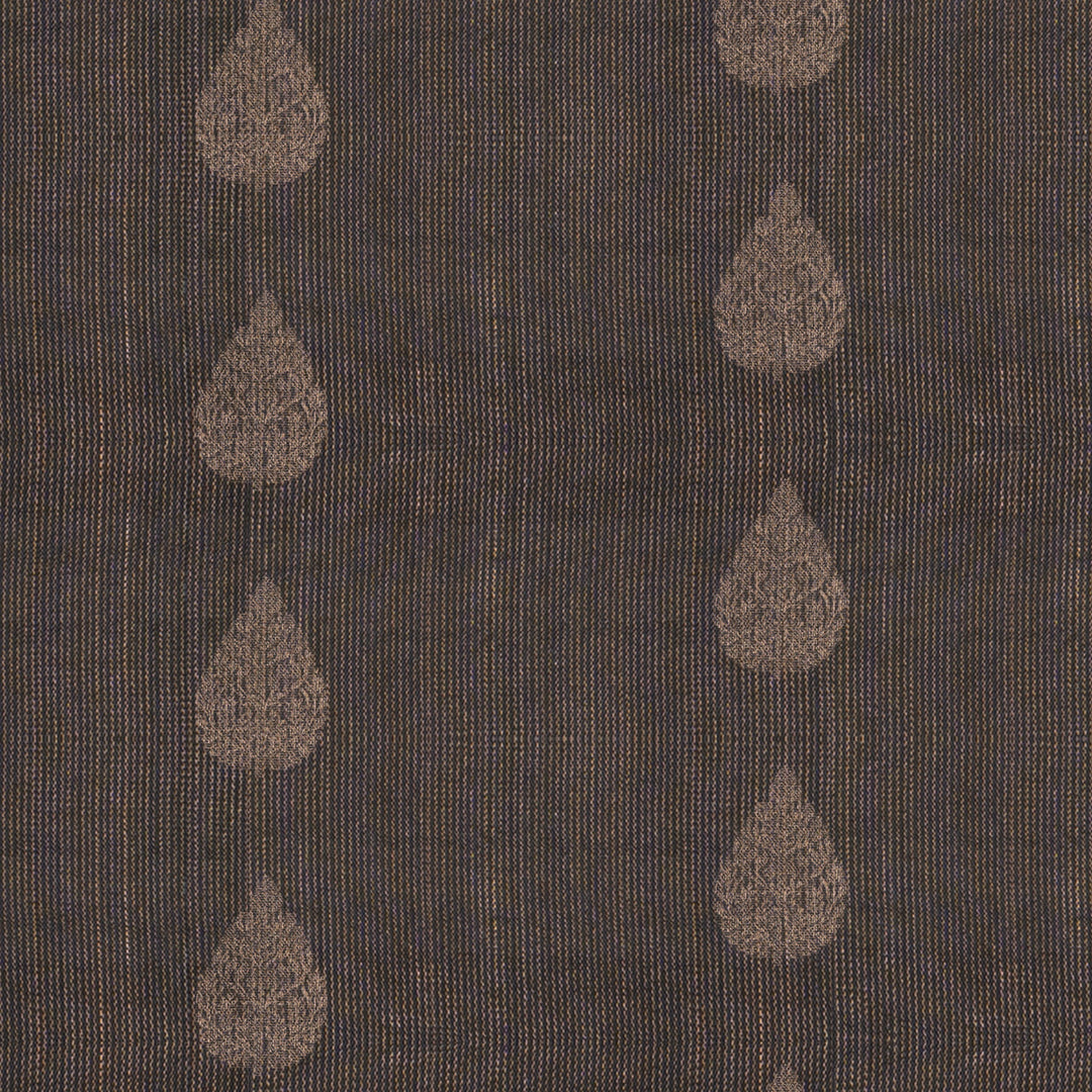 Handwoven Grey Tissue Soft silk Saree - 2738T012907DSC