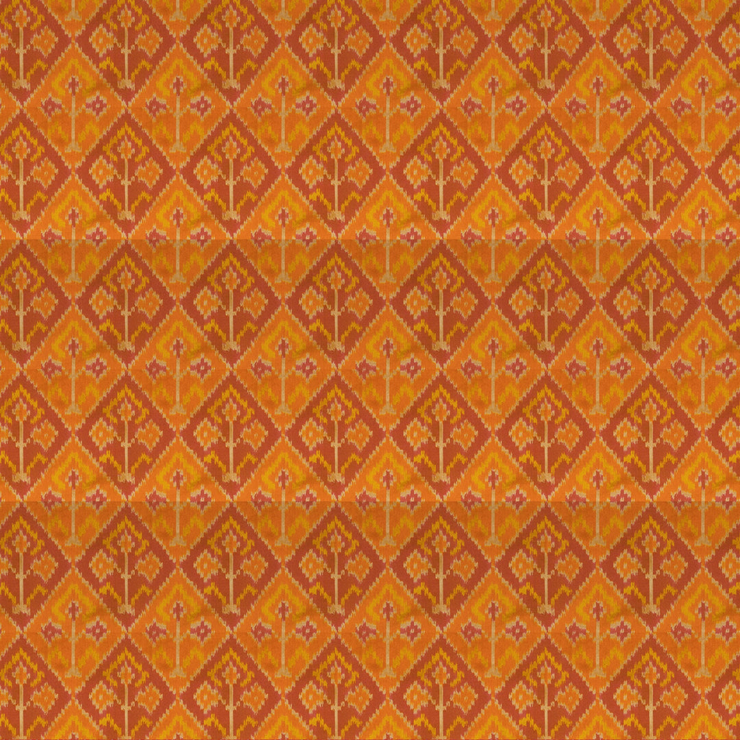 Body desgin of Handwoven Pochampally Ikat silk Saree 