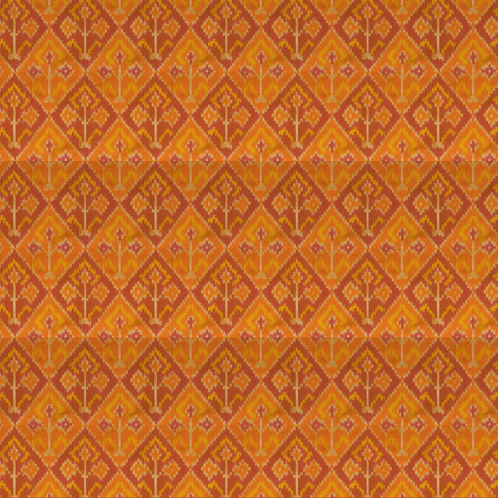 Body desgin of Handwoven Pochampally Ikat silk Saree 