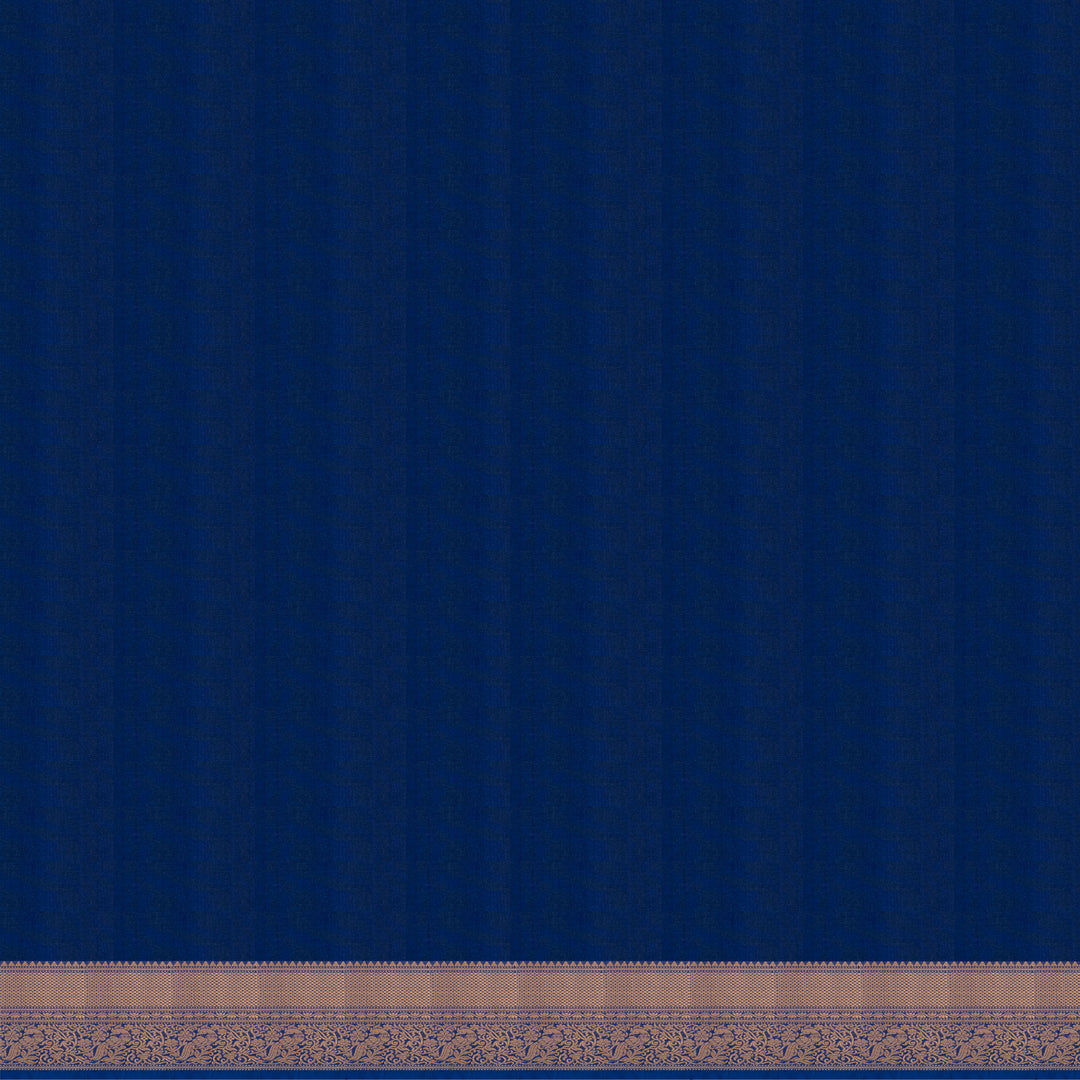 Handwoven Red with Blue Ikat Soft silk Saree - 2745N034173DSC