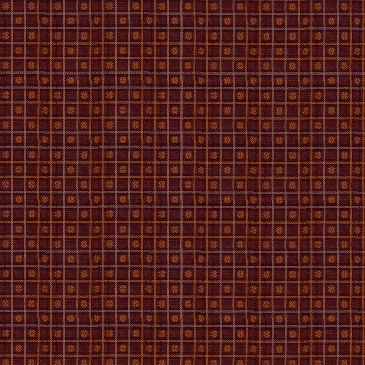 Handwoven Maroon with Peach Pink Kanjivaram Cotton Saree - 2748T013317DSC