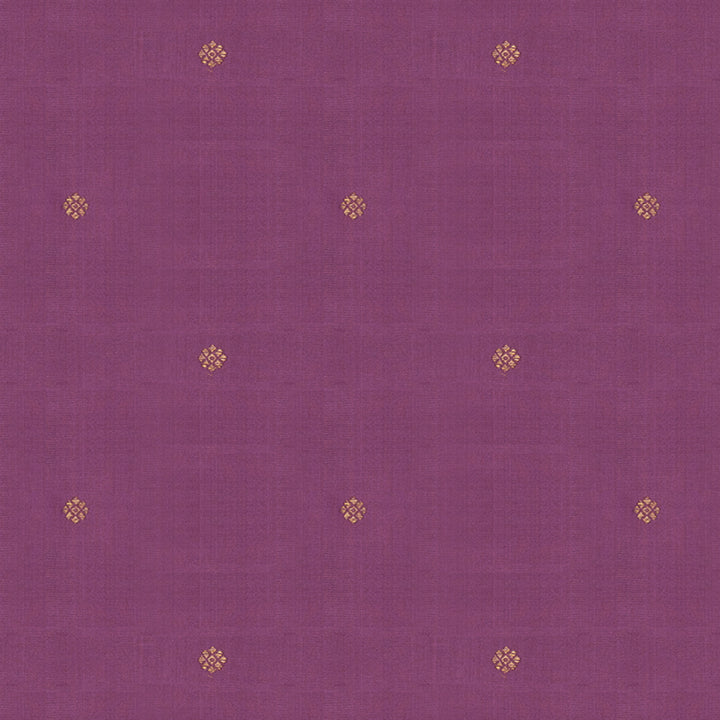 Handwoven Lavendar with Black Kanjivaram Silk Saree - 2713T012561DSC
