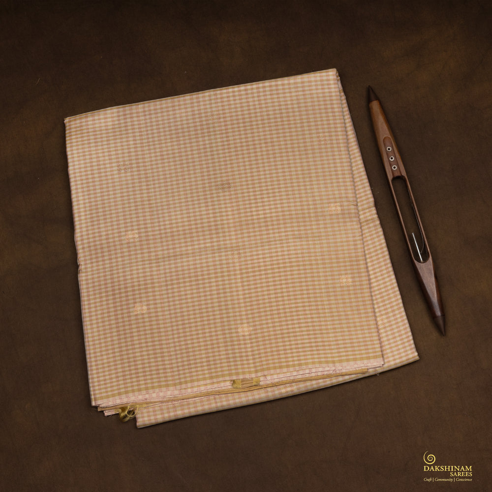 Folded Handwoven Soft Silk Saree 