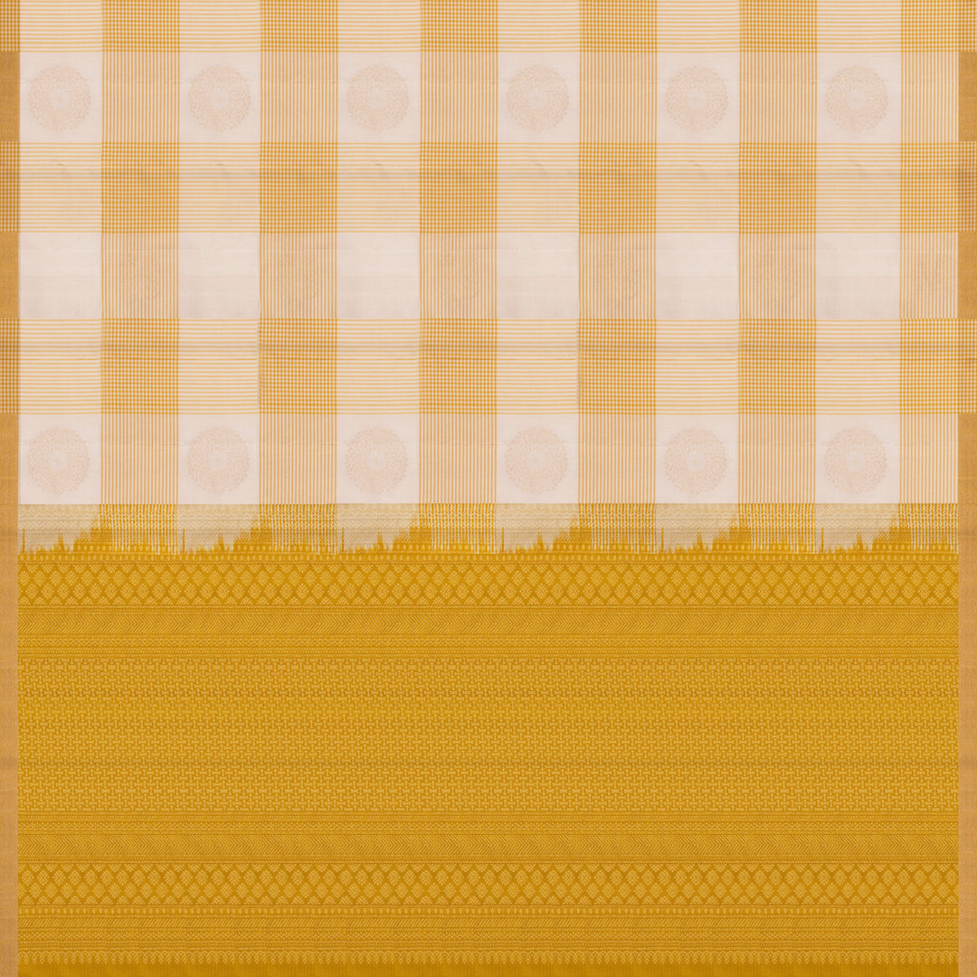 Pallu of Handwoven Soft Silk Saree 