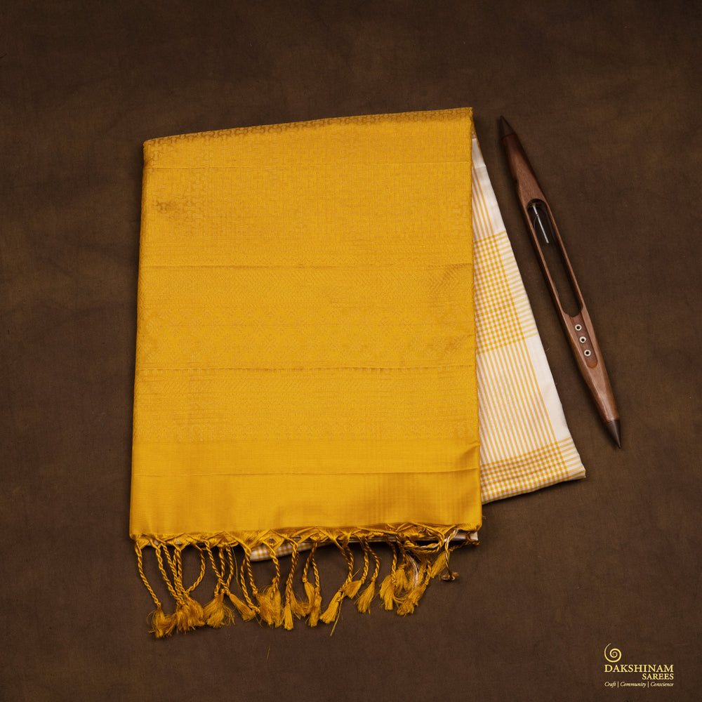Folded Handwoven Soft Silk Saree 