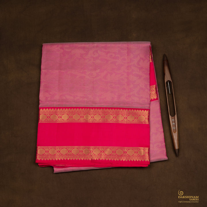 folded Handwoven Uppada Soft Silk Saree 