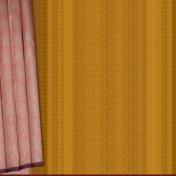 pleats/body Handwoven  Kanjivaram Silk Saree 