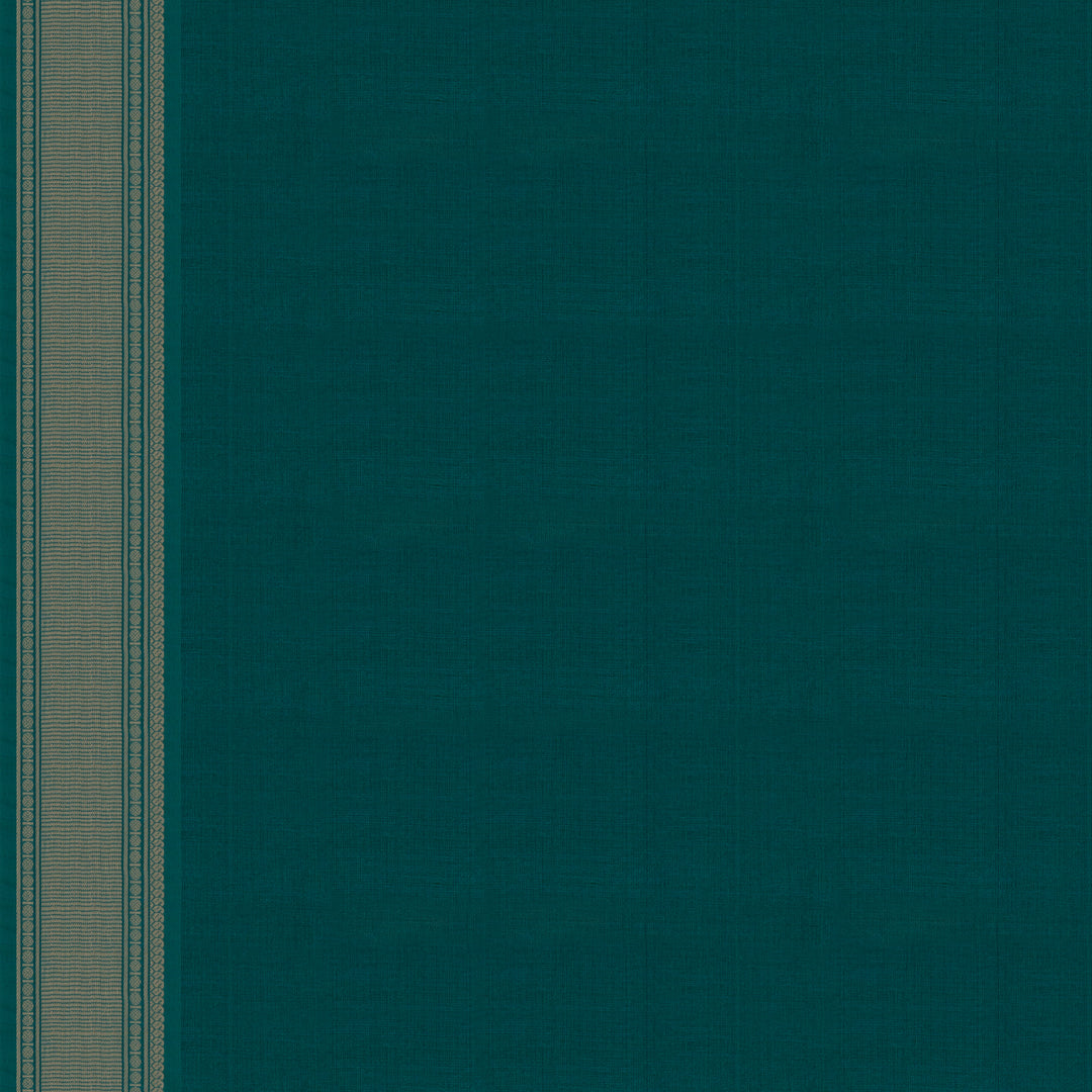 Handwoven Blue Kanjivaram Cotton Saree - 2726T013300DSC