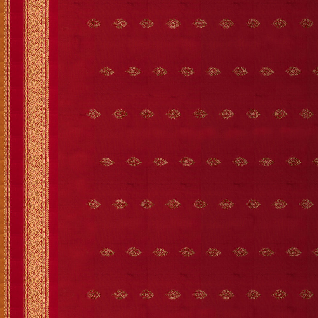 Blouse of Handwoven Gadwal Silk Saree